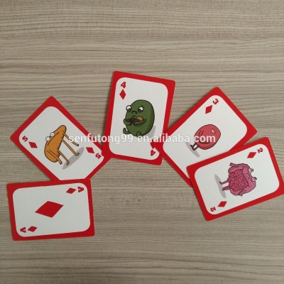 china made original funny paper poker game set