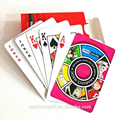 Special Design Blue Core Paper CMYK Color Glossy Varnish Playing Cards Custom Printing For Games