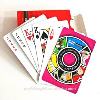 Special Design Blue Core Paper CMYK Color Glossy Varnish Playing Cards Custom Printing For Games