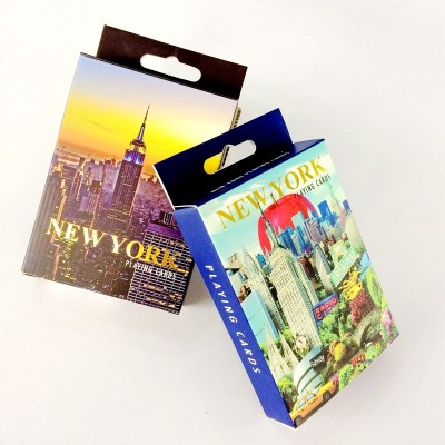 Fast Delivery Interactive 4C Printing Art Core Paper Glossy Varnish Playing Cards Plastic Poker Cards